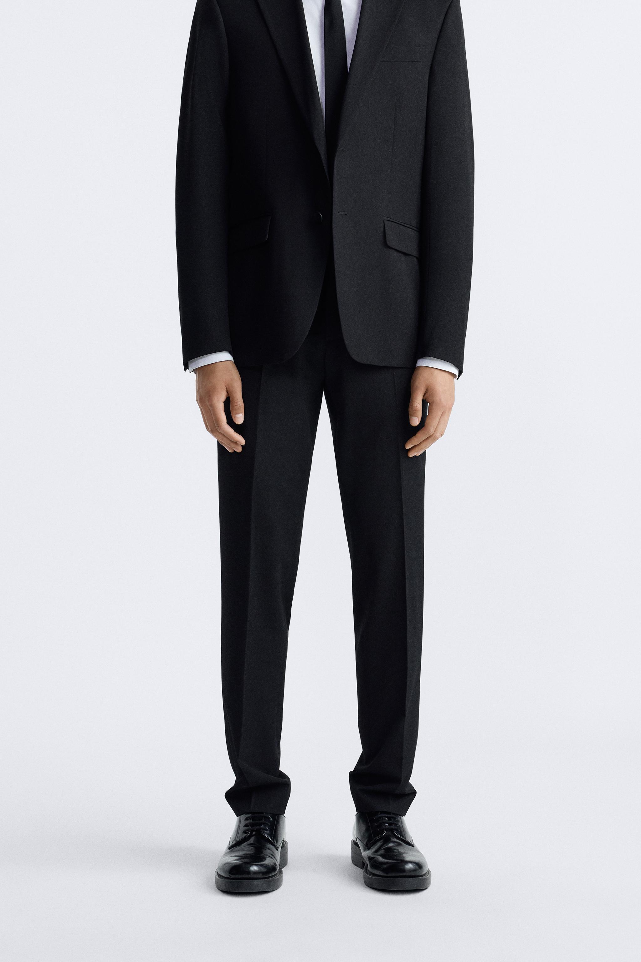 SLIM FIT SUIT PANTS