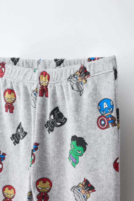 1 1/2-6 ANS / PYJAMA VELOURS THE AVENGERS © MARVEL - Gris chiné de Zara - Image 6