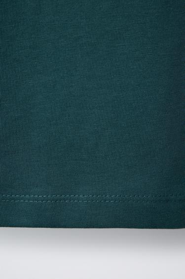 ANIMAL EMBROIDERED T-SHIRT - Blue / Green by Zara - Image 3