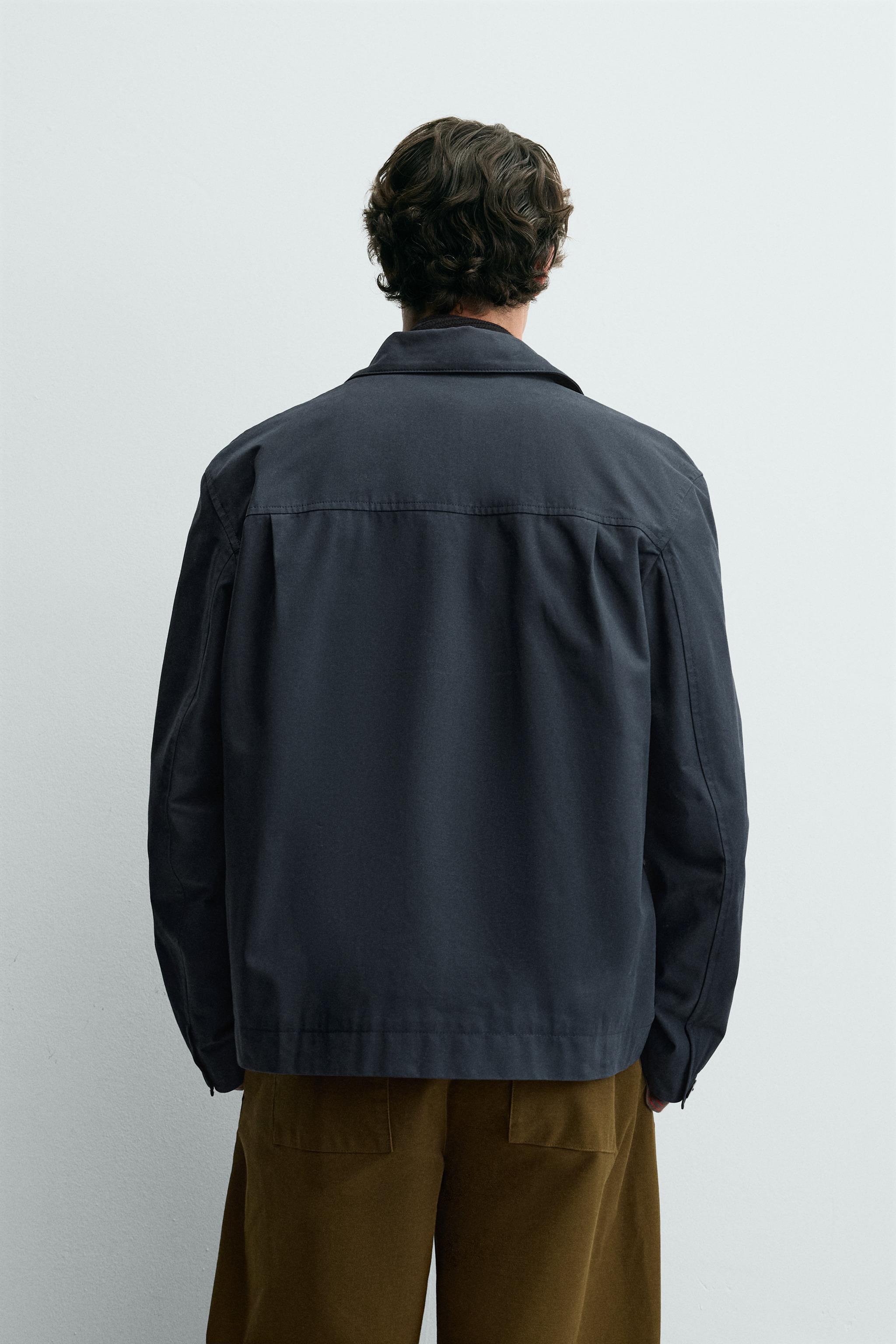 STRUCTURED TWILL POCKET OVERSHIRT