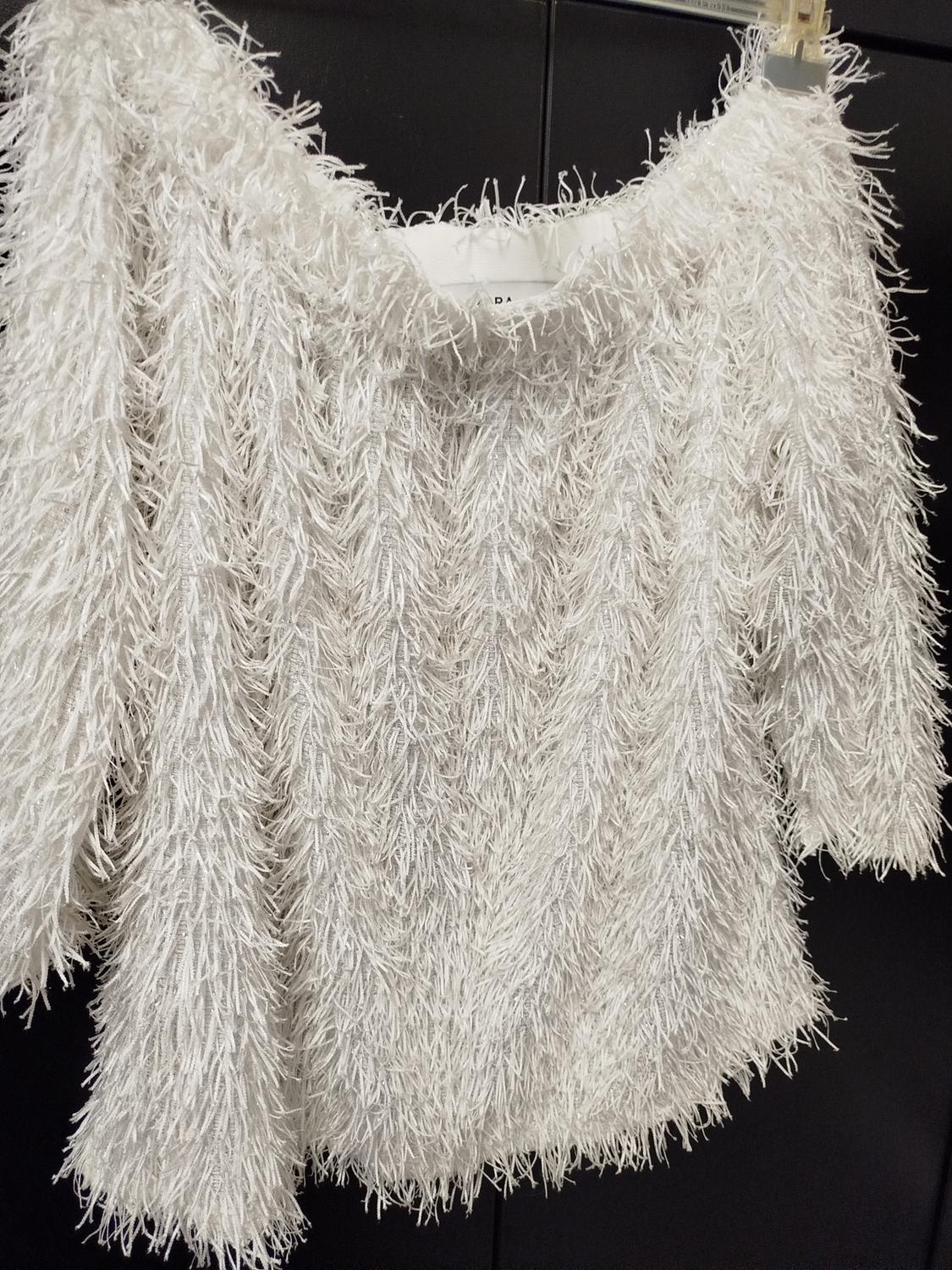 FUZZY SHIMMERY SWEATER - Image 4