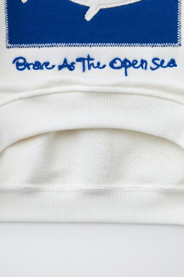 SWEAT BRODÉ - Blanc de Zara - Image 3