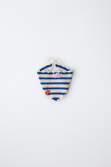 PLETENÁ BANDANA CASA LAWA X ZARA KIDS - modrá/bílá od Zara - Obrázek 0