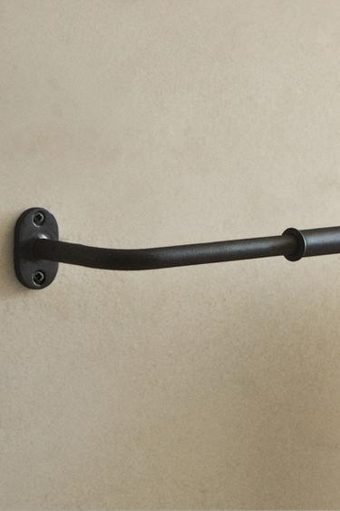 BARRA PARA CORTINA EXTENSÍVEL METÁLICA - Preto da Zara