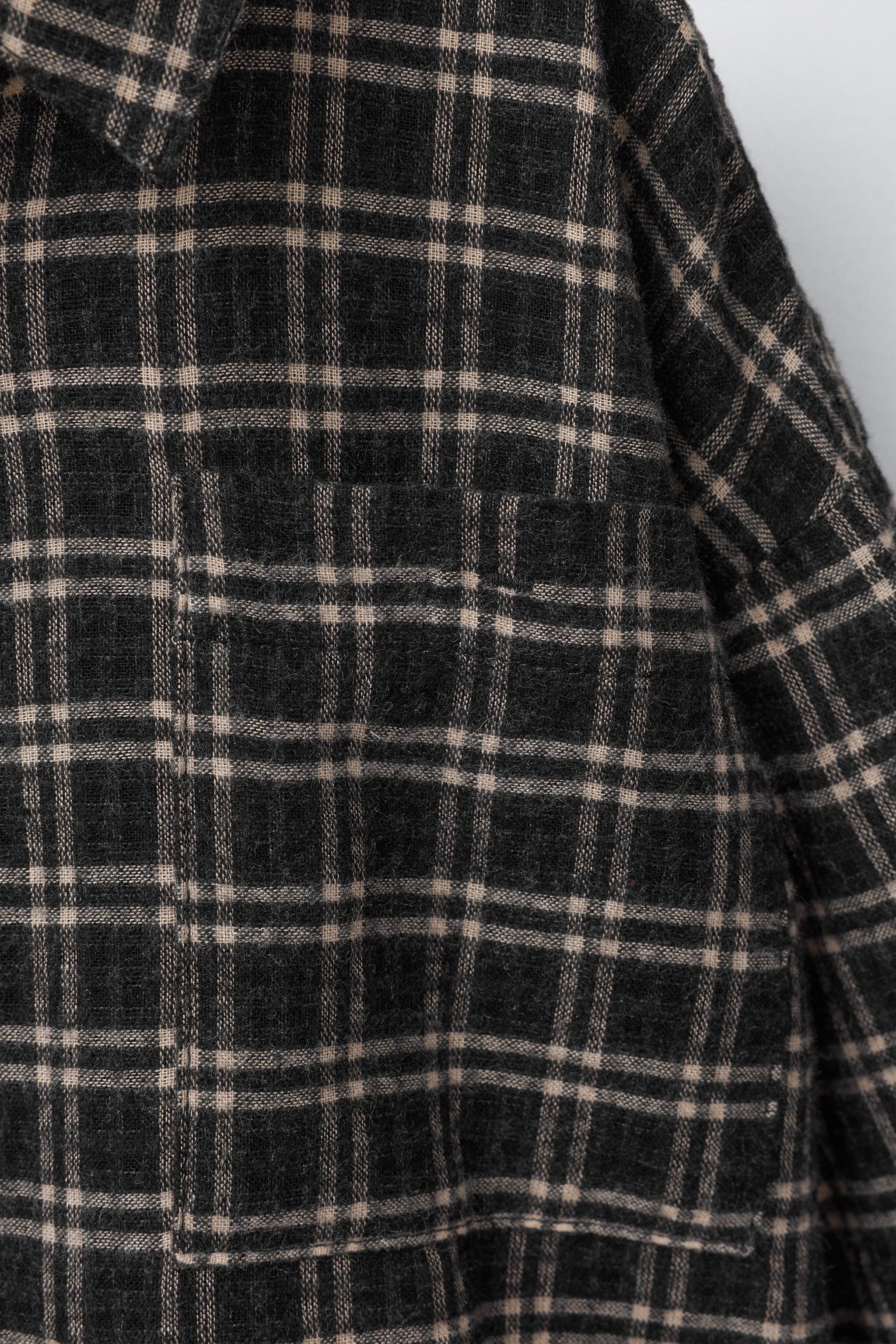 CHEMISE À CARREAUX AVEC POCHE