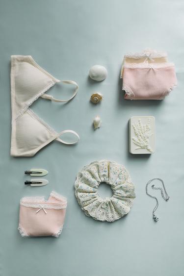 LOOK - Rosa-polvilhado da Zara