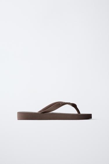 HAVAIANAS ® x ZARA SANDALS - Brown by Zara