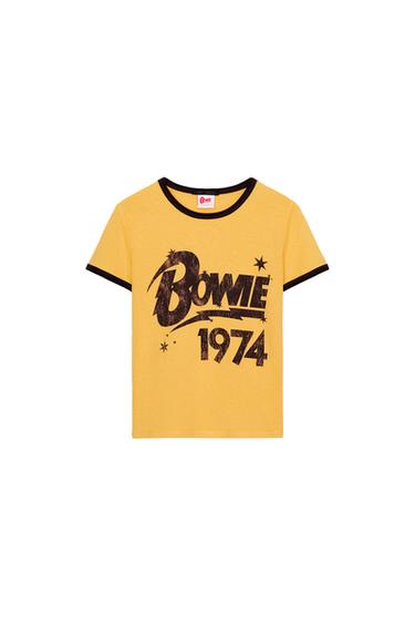 DAVID BOWIE® T-SHIRT - Yellow by Zara