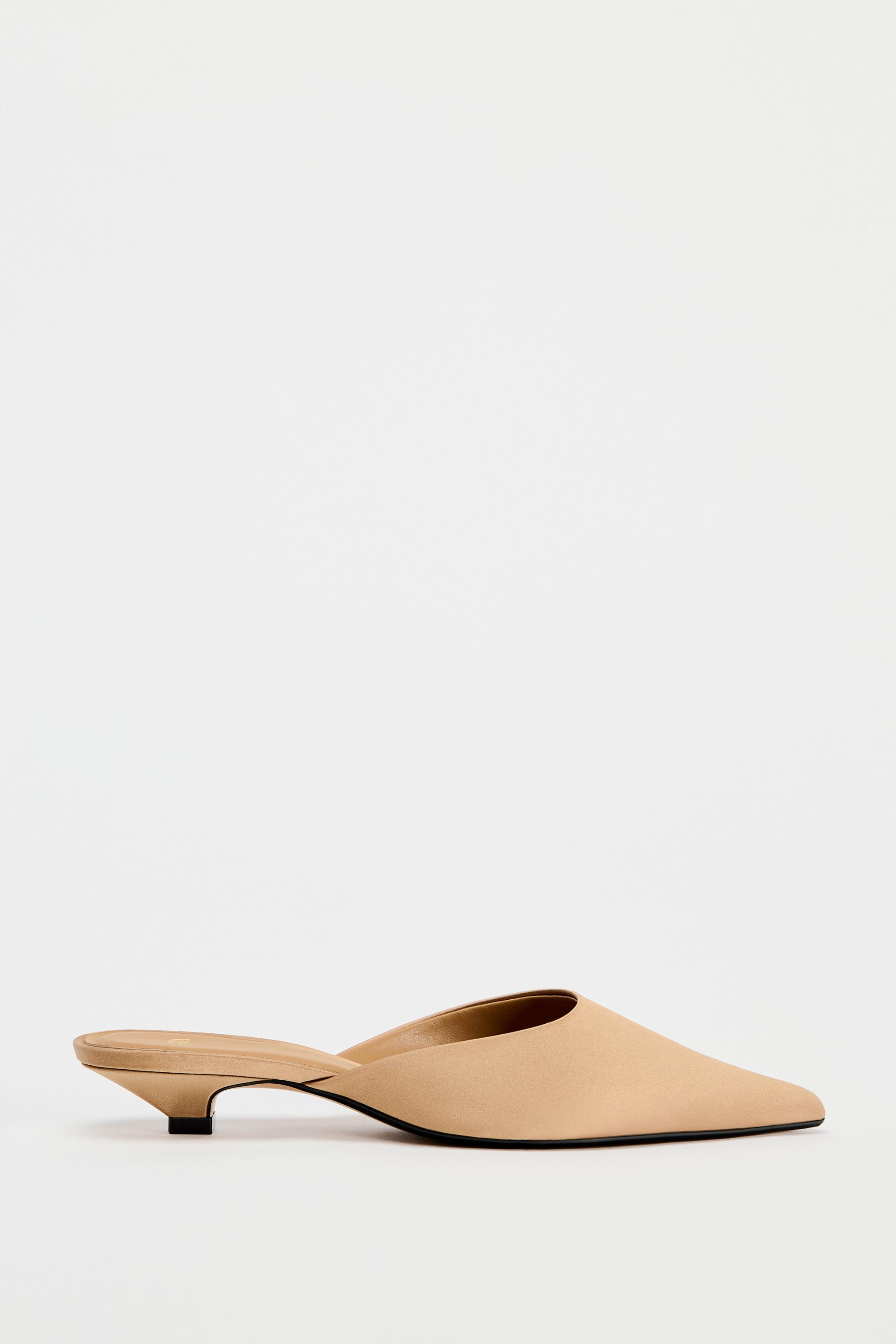 Kitten heel mules zara on sale