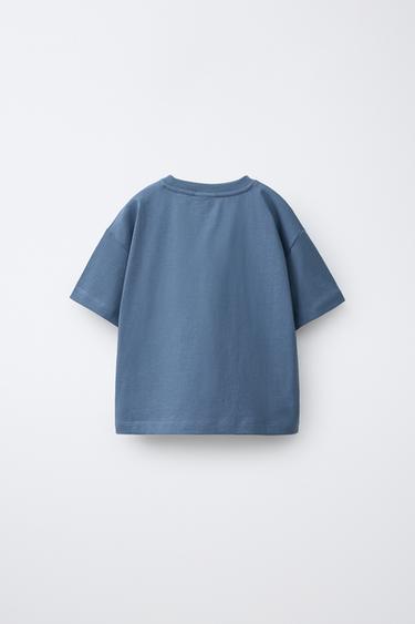 LOT DE TROIS HAUTS UNIS - Bleu / Gris de Zara - Image 2