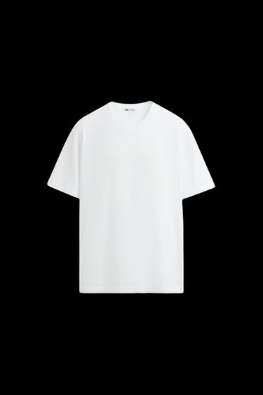 BASIC MEDIUM WEIGHT T-SHIRT - White by Zara - Image 0