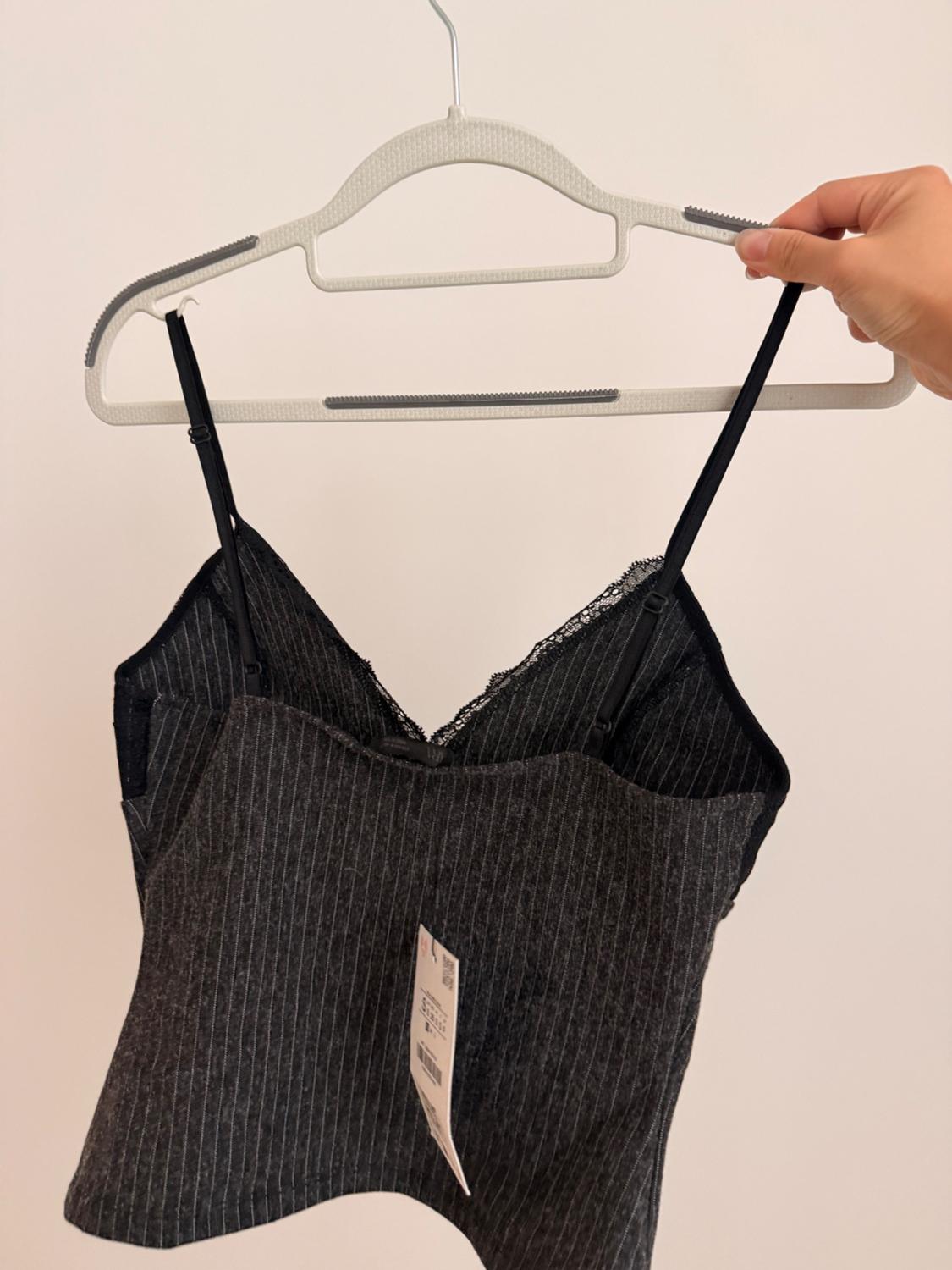 PINSTRIPE CAMISOLE TOP - Image 2