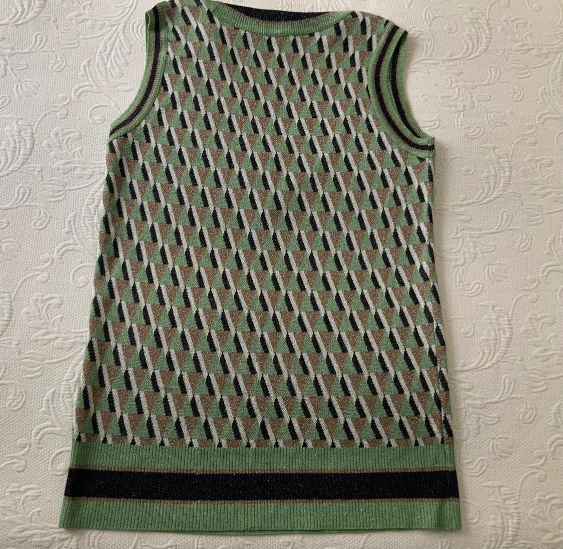 METALLIC THREAD JACQUARD VEST - Image 2