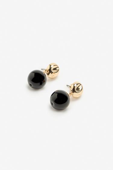LIMITED EDITION BALL EARRINGS - Golden by Zara - Image 4