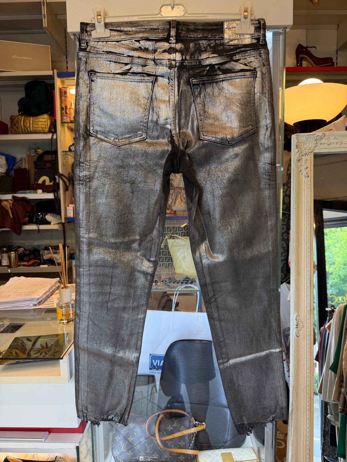 Z1975 SKINNY MID-RISE FOIL JEANS - Image 2
