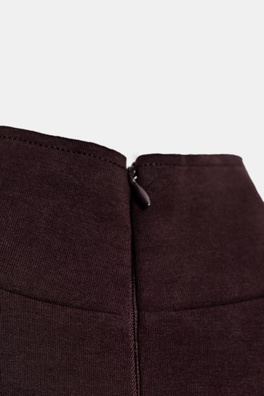 ROBE COURTE INTERLOCK - Vin de Zara - Image 7