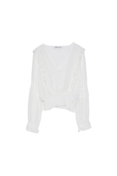 RUFFLED TOP