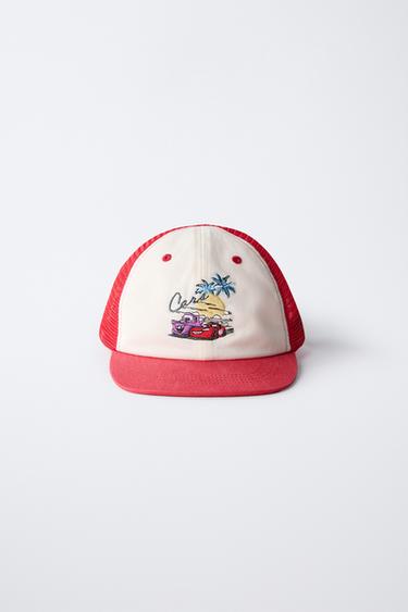 GORRA REJILLA BORDADO CARS RAYO MCQUEEN © DISNEY - Rojo de Zara