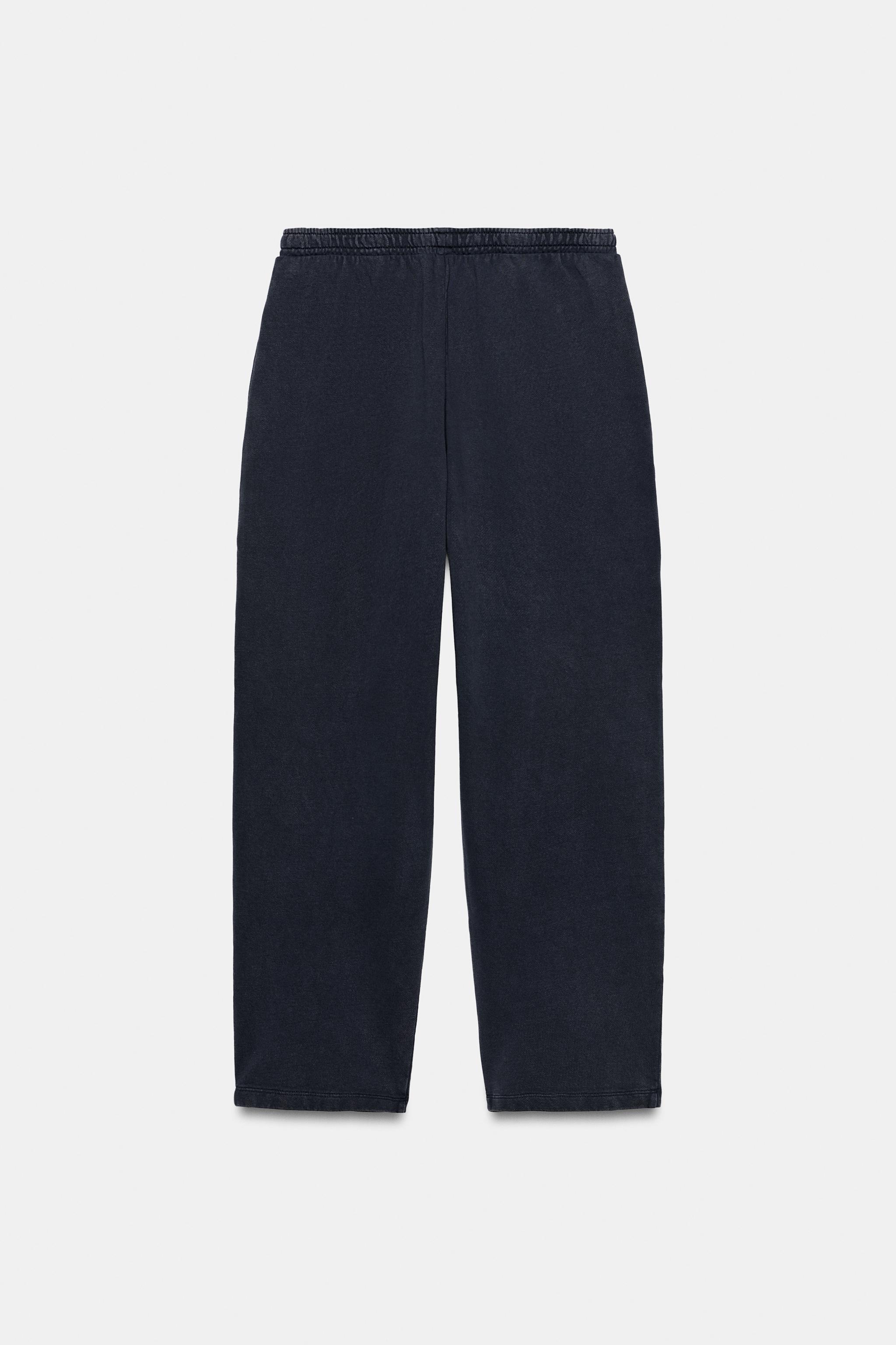 Zara Pamuklu Cepli Pantolon görsel 7