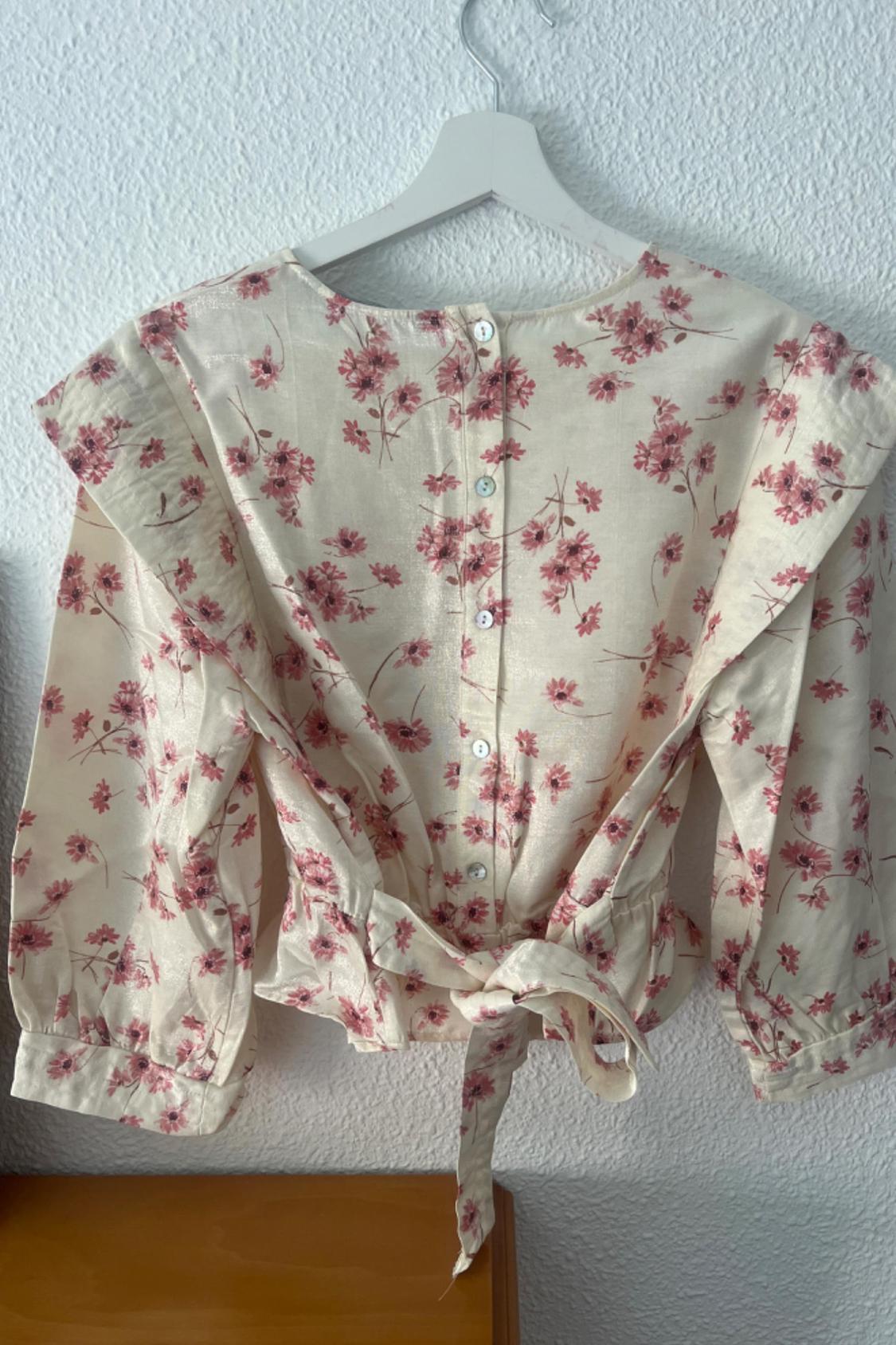 PRINTED TOP WITH BOW - Image 2