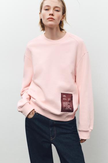 ピンクスウェットシャツ - レディース | ZARA 日本 
