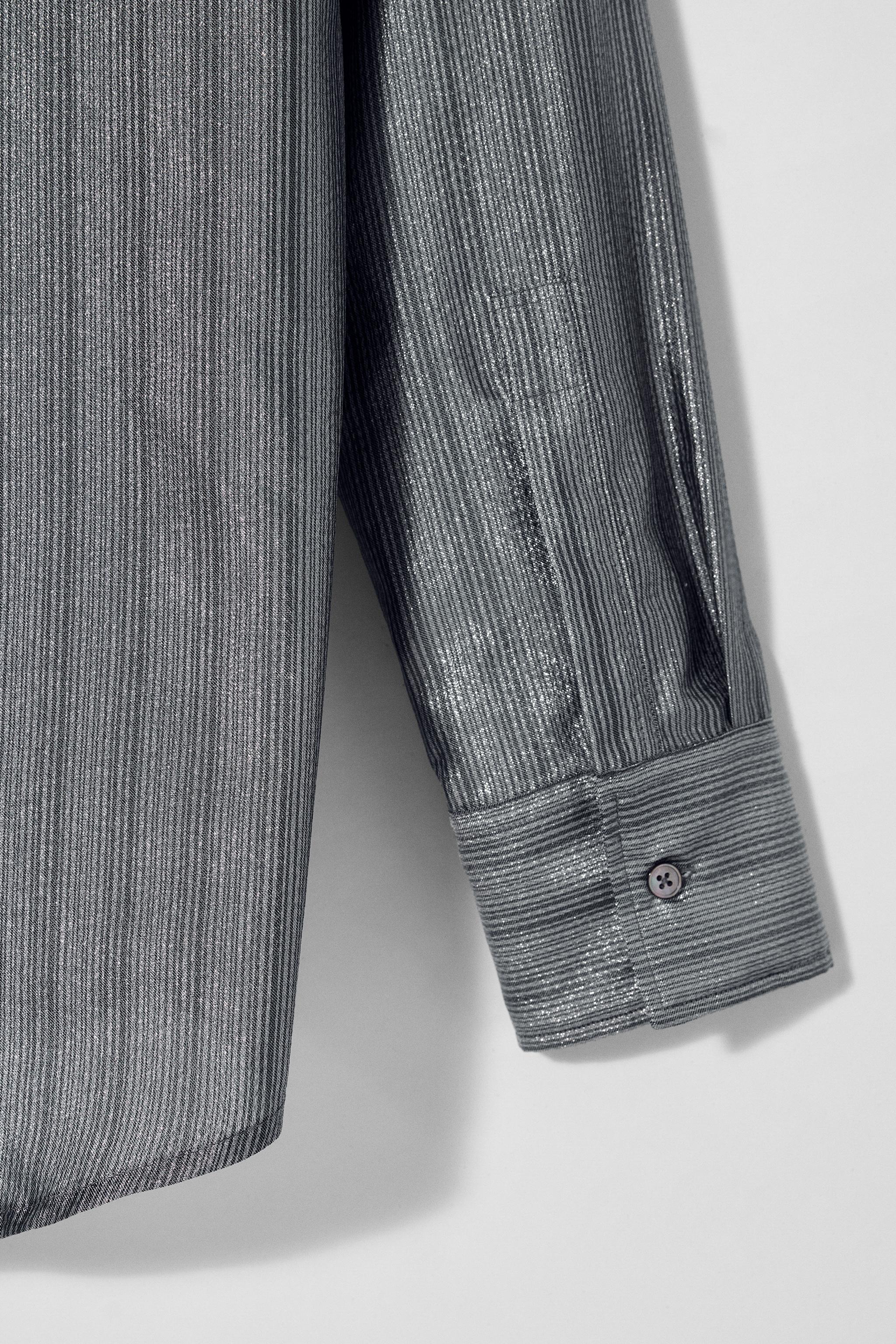 SPARKLY YARN SHIRT BOBBY GILLESPIE X ZARA - Gray | ZARA Mexico