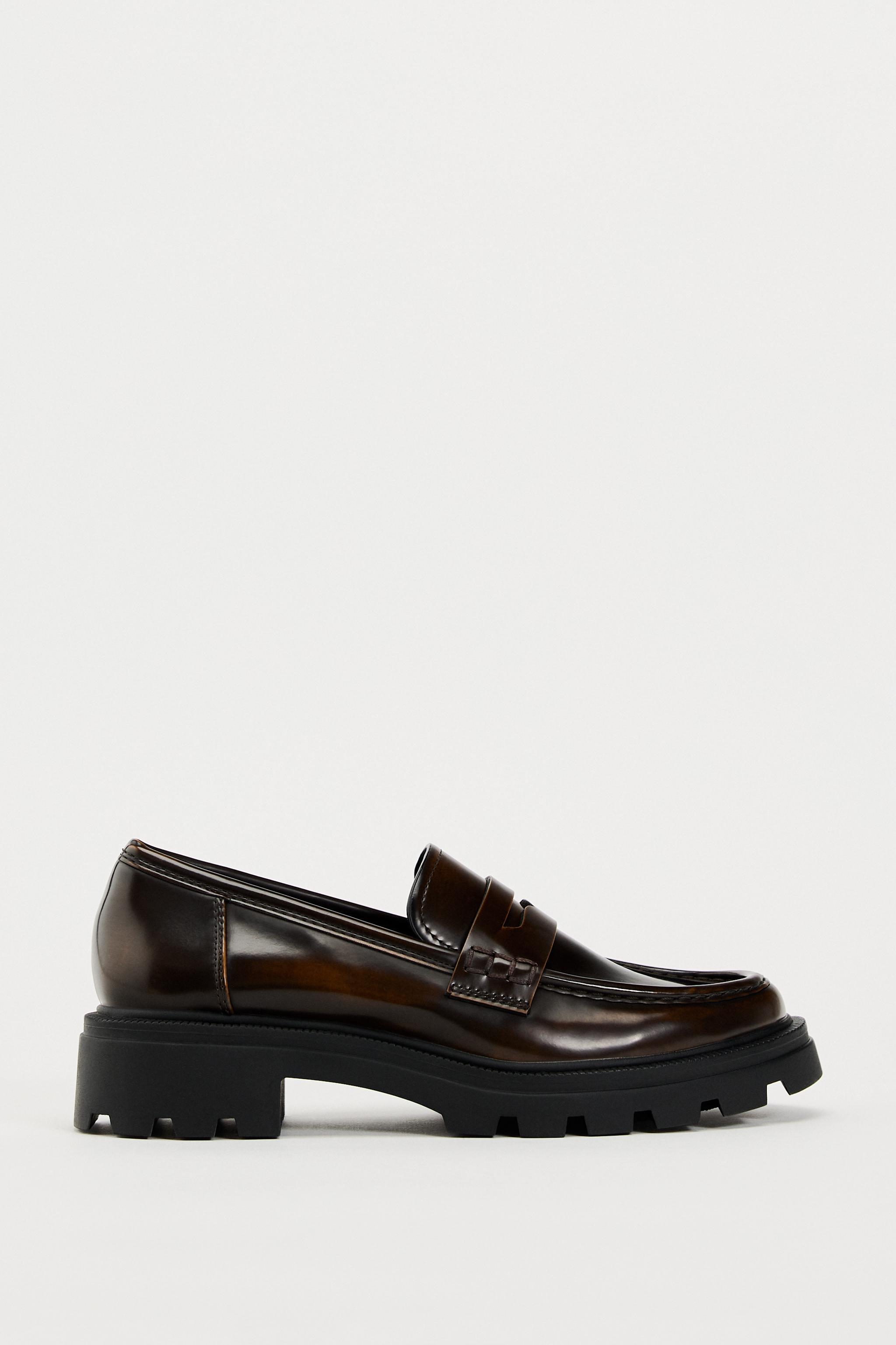 zara chunky loafer