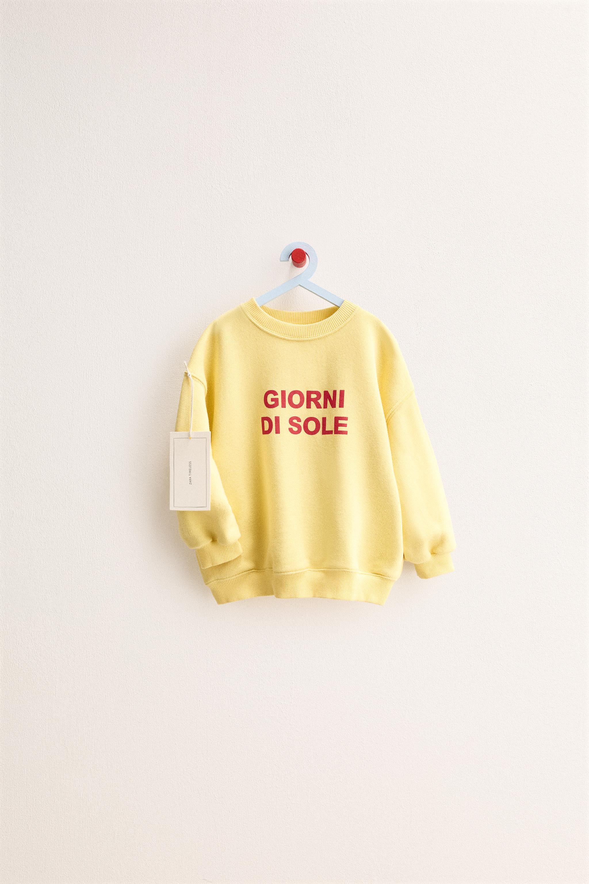 ZARA TIMELESS - SWEAT À INSCRIPTION