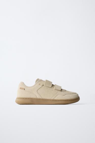 КРОССОВКИ BAREFOOT ИЗ СПИЛКА — Песочно-коричневый от Zara