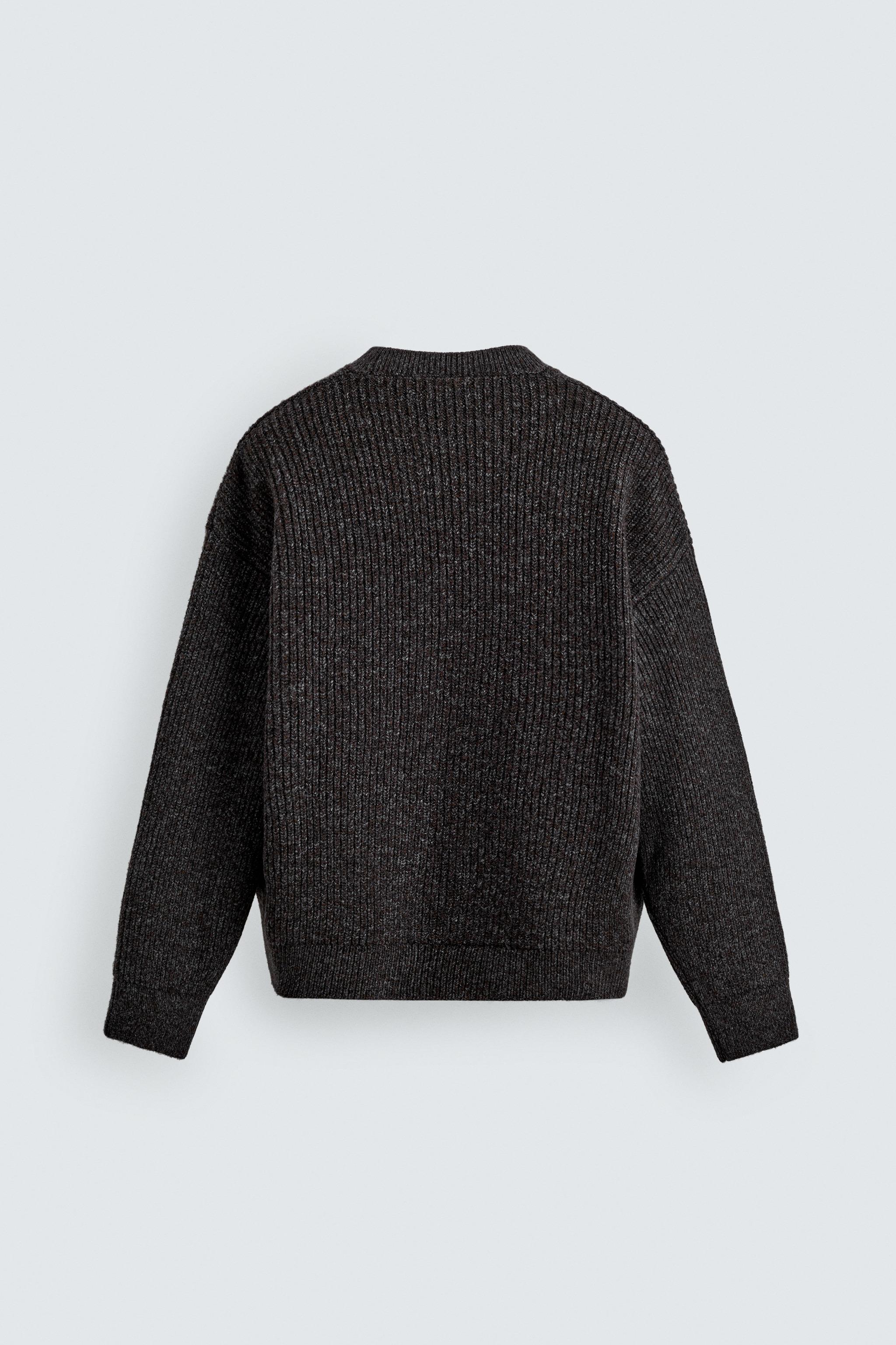 CONTRAST TEXTURED JUMPER