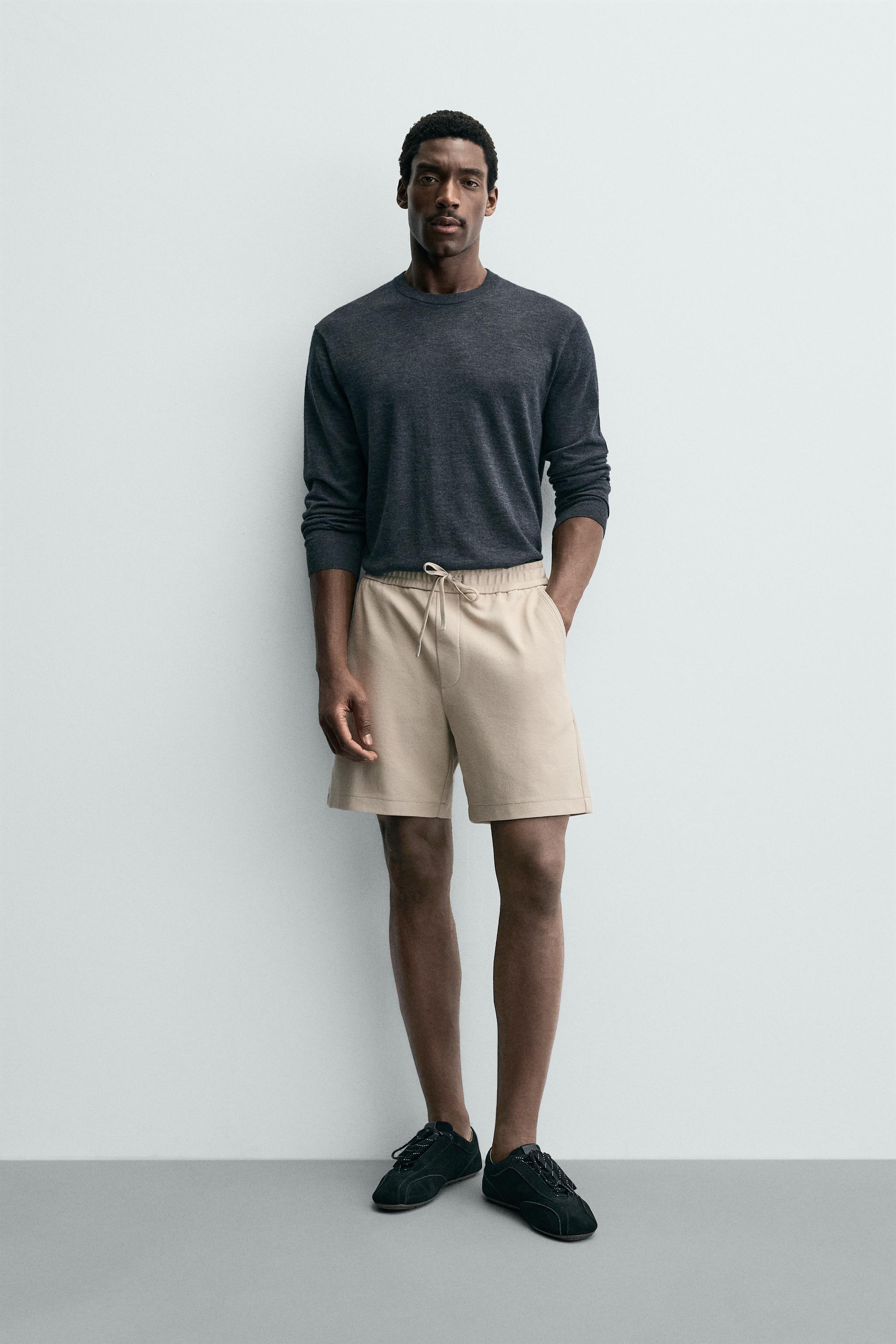 Детские шорты Zara COMFORT TEXTURED SHORTS