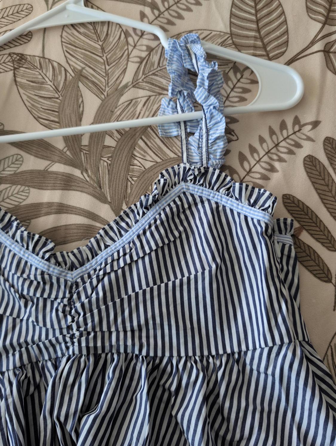 STRIPED TOP WITH THIN STRAPS - Image 6