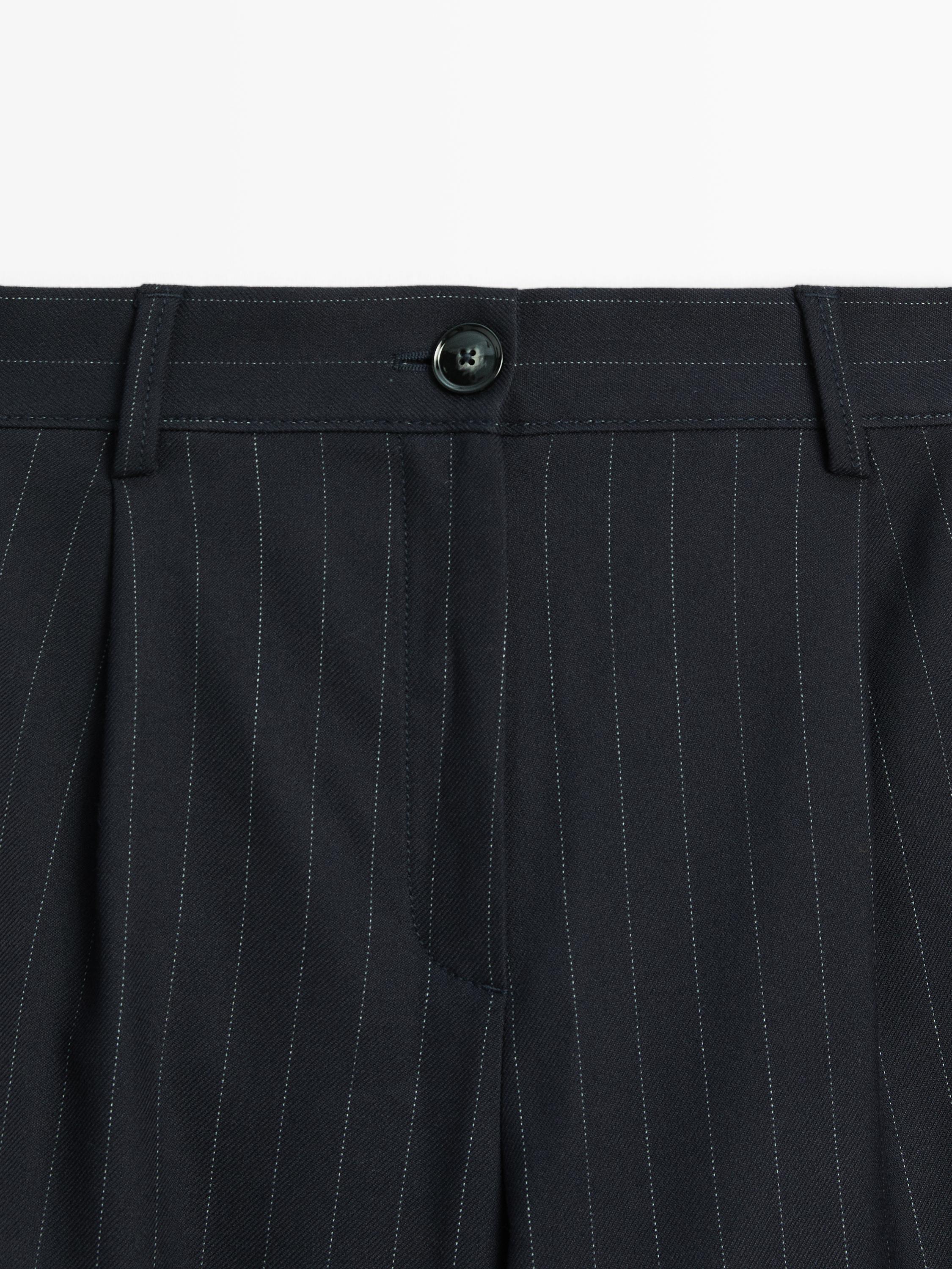 Pantalon large à rayures tennis