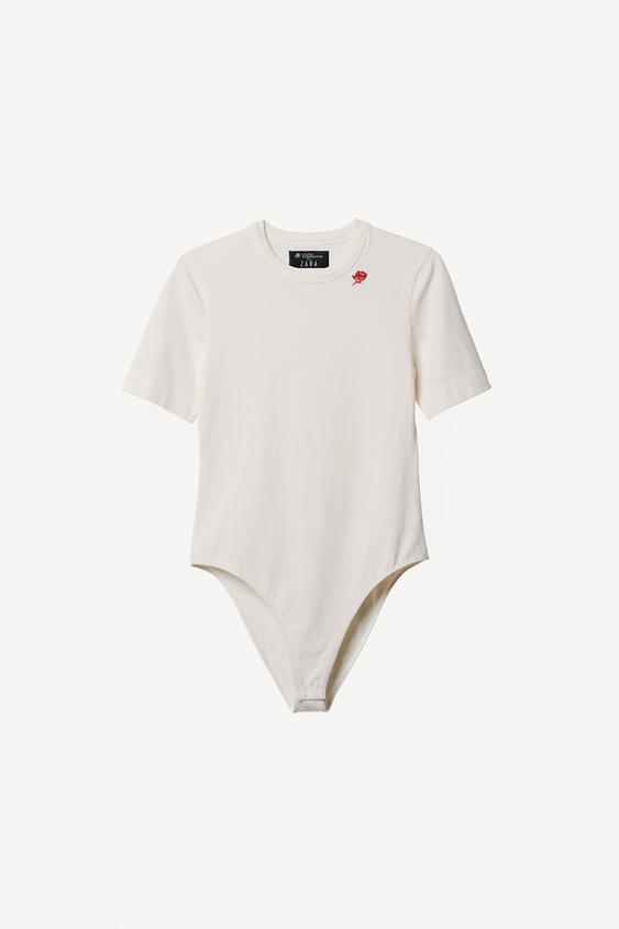 WILLY CHAVARRIA X ZARA EMBROIDERED SHORT SLEEVE BODYSUIT from Zara - $45.90