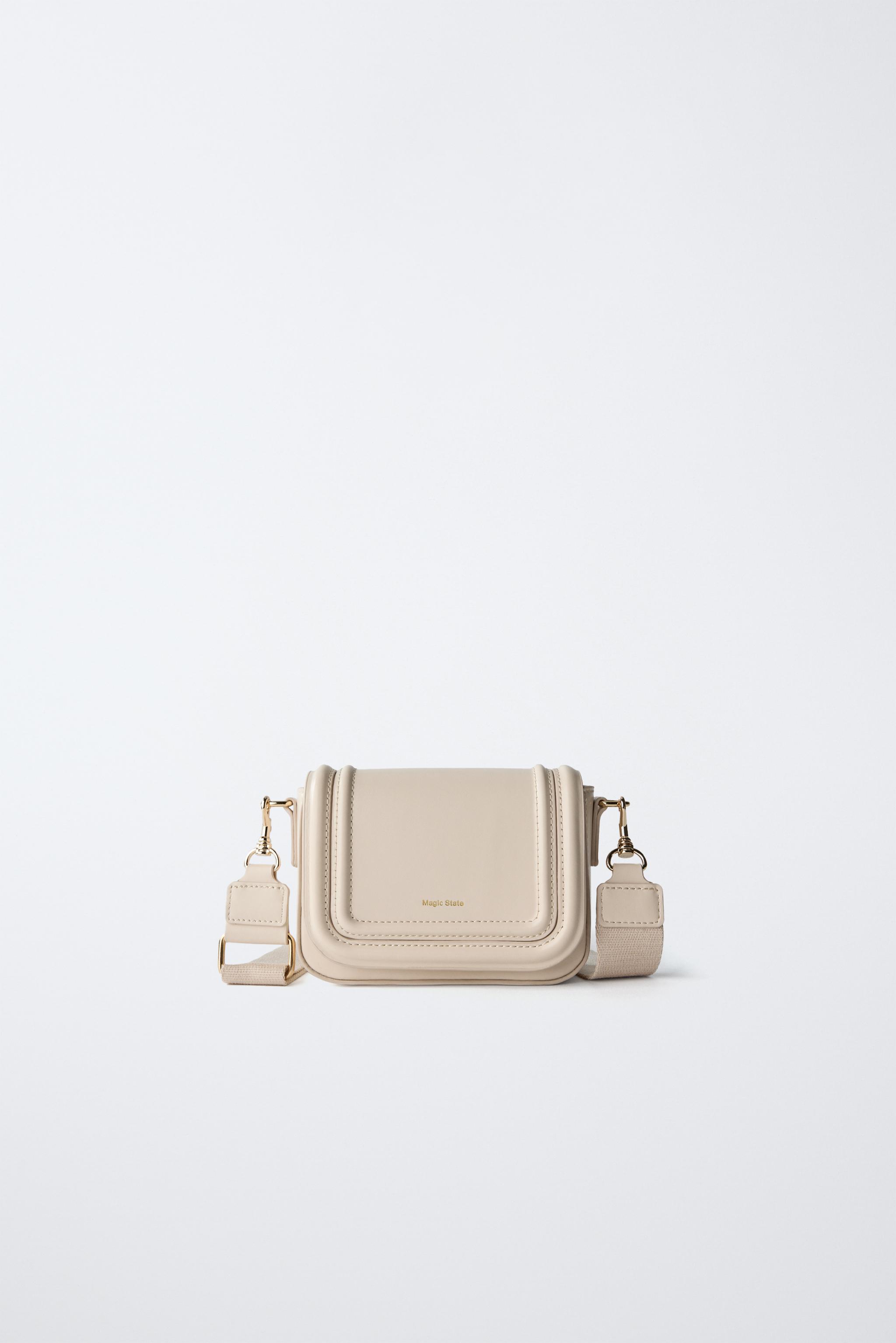 ミニベーシッククロスボディバッグ - エクリュ | ZARA Japan / 日本