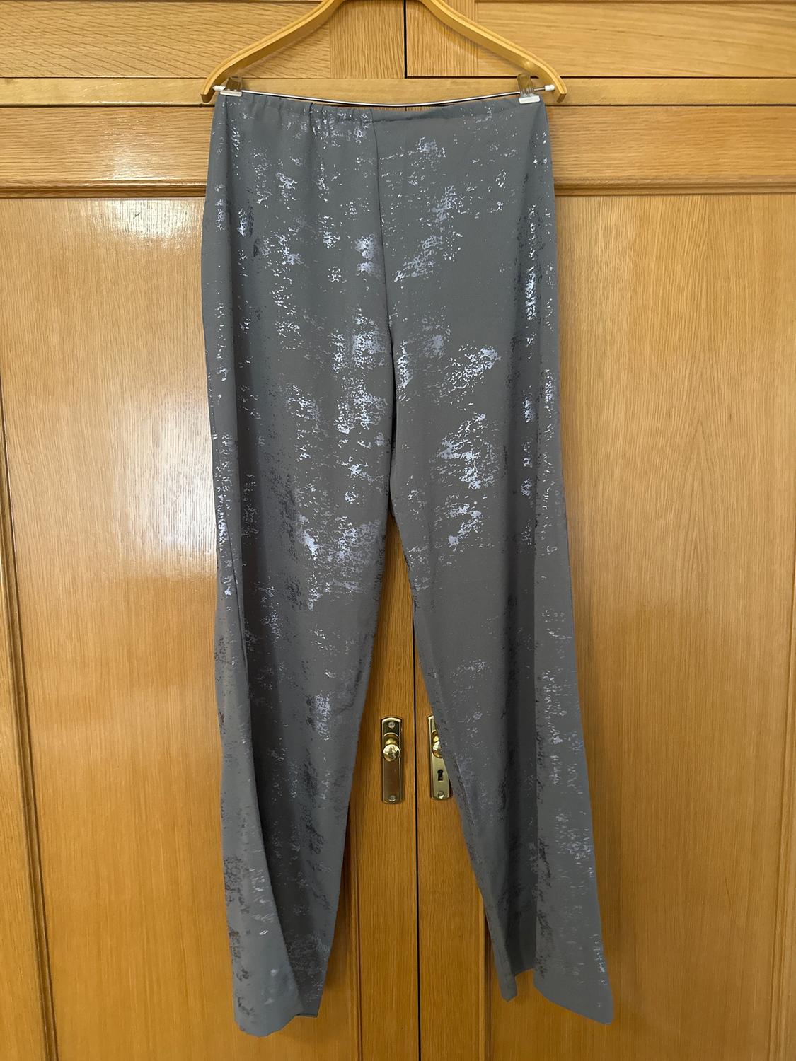 PRINTED FOIL TROUSERS - Image 2