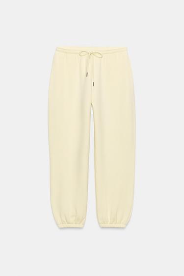 PANTALÓN JOGGER - Amarillo de Zara - Imagen 0