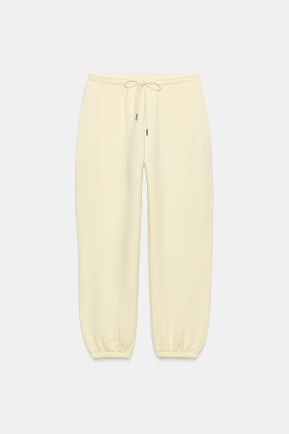 PANTALÓN JOGGER - Amarillo de Zara - Imagen 0
