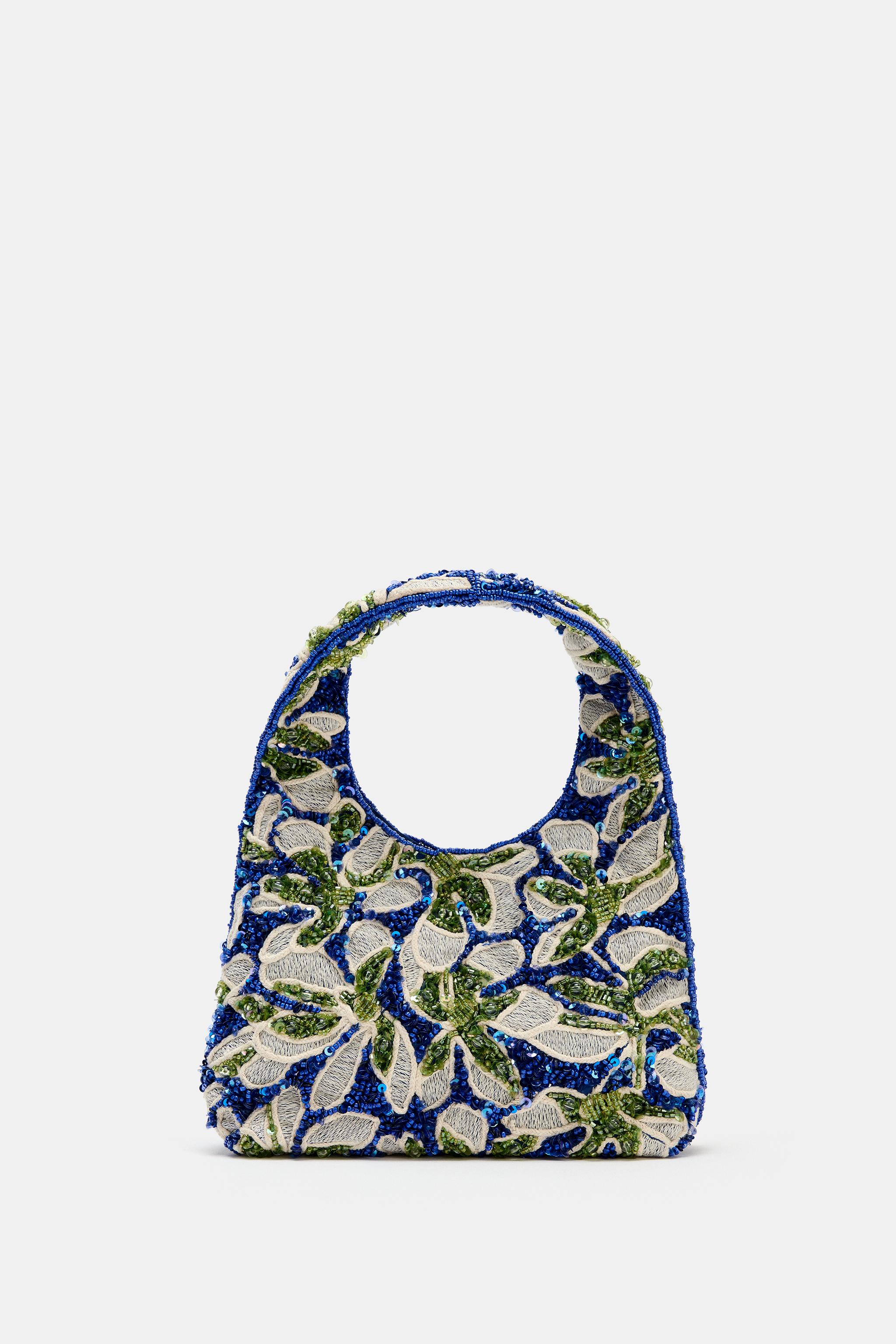 Женские сумки Zara BEADED HANDBAG — фото 3