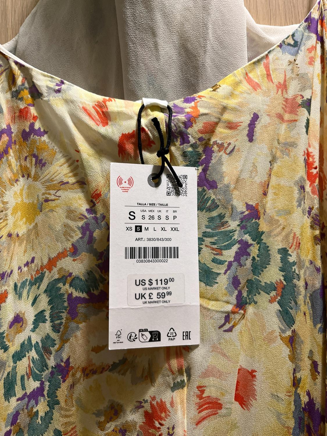 FLORAL PRINT DRESS ZW COLLECTION - Image 4