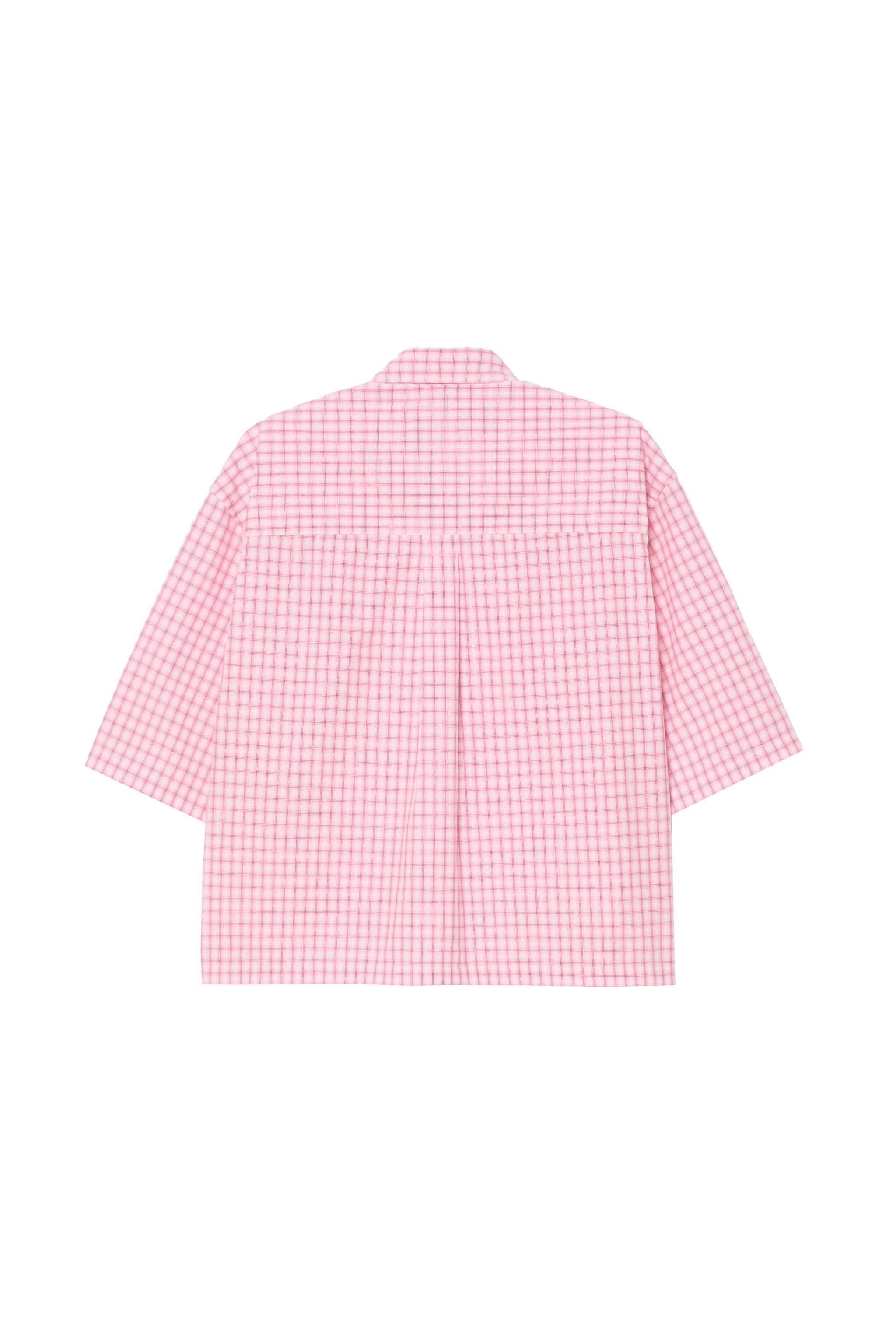 Мужские рубашки Zara PLAID BOXY FIT SHIRT — фото 4