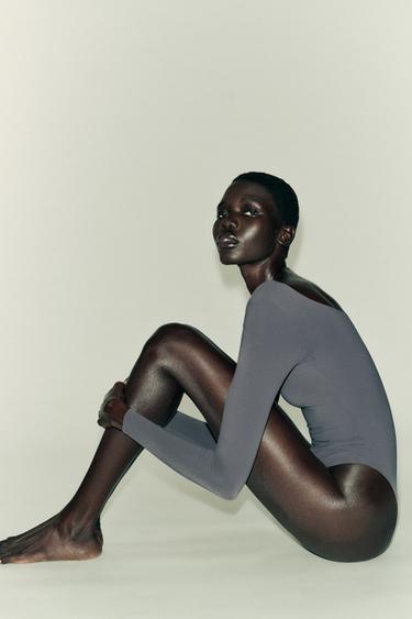 BODY POLYAMIDE SOFT - Lilas de Zara