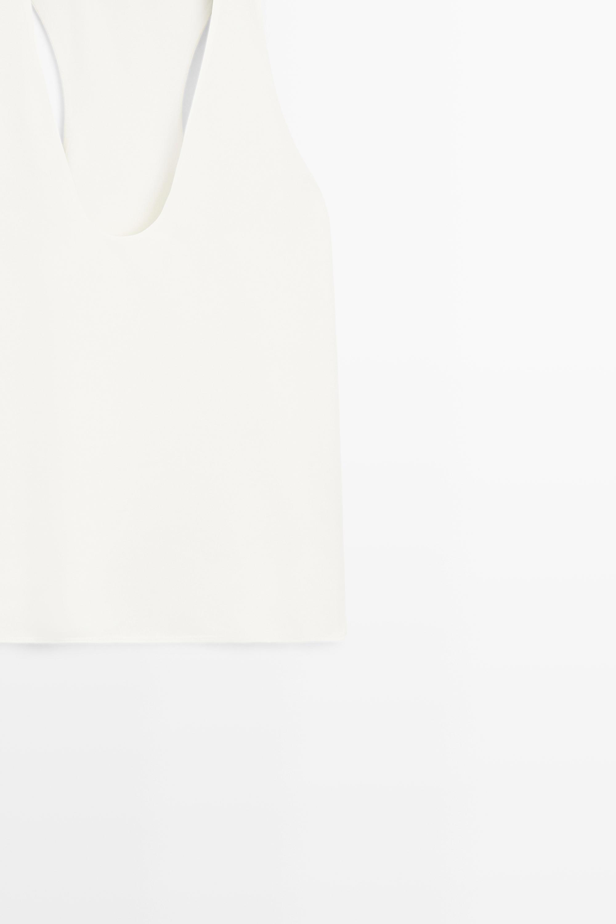 Flowing V-neckline top