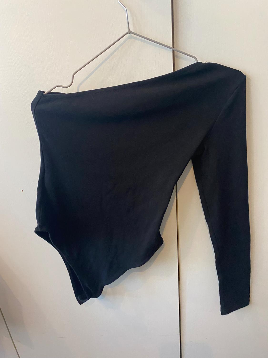 ASYMMETRIC LONG SLEEVE BODYSUIT - Image 2