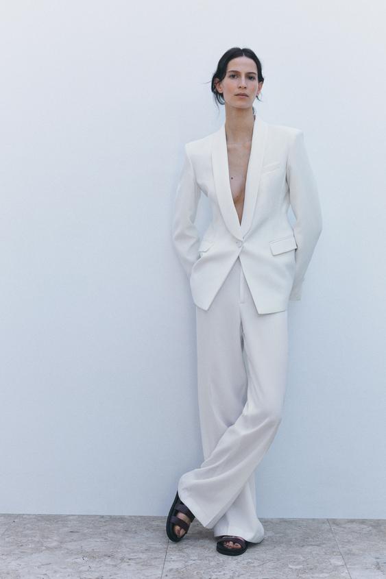 Nuova Collezione Pantalone Azzurro Zara ZARA (SET OF TOP&PANTS