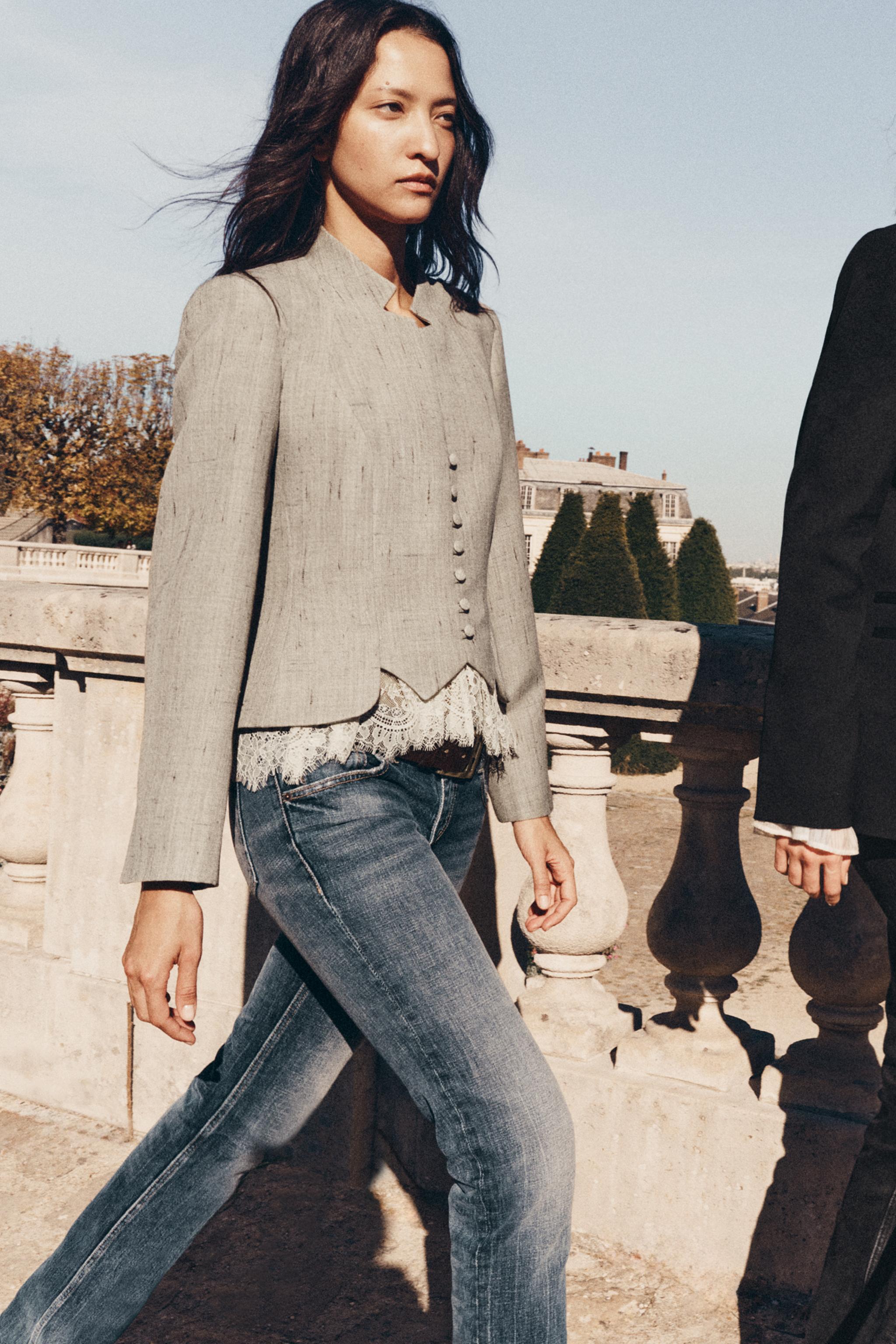 ZW COLLECTION WOOL BLEND BLAZER