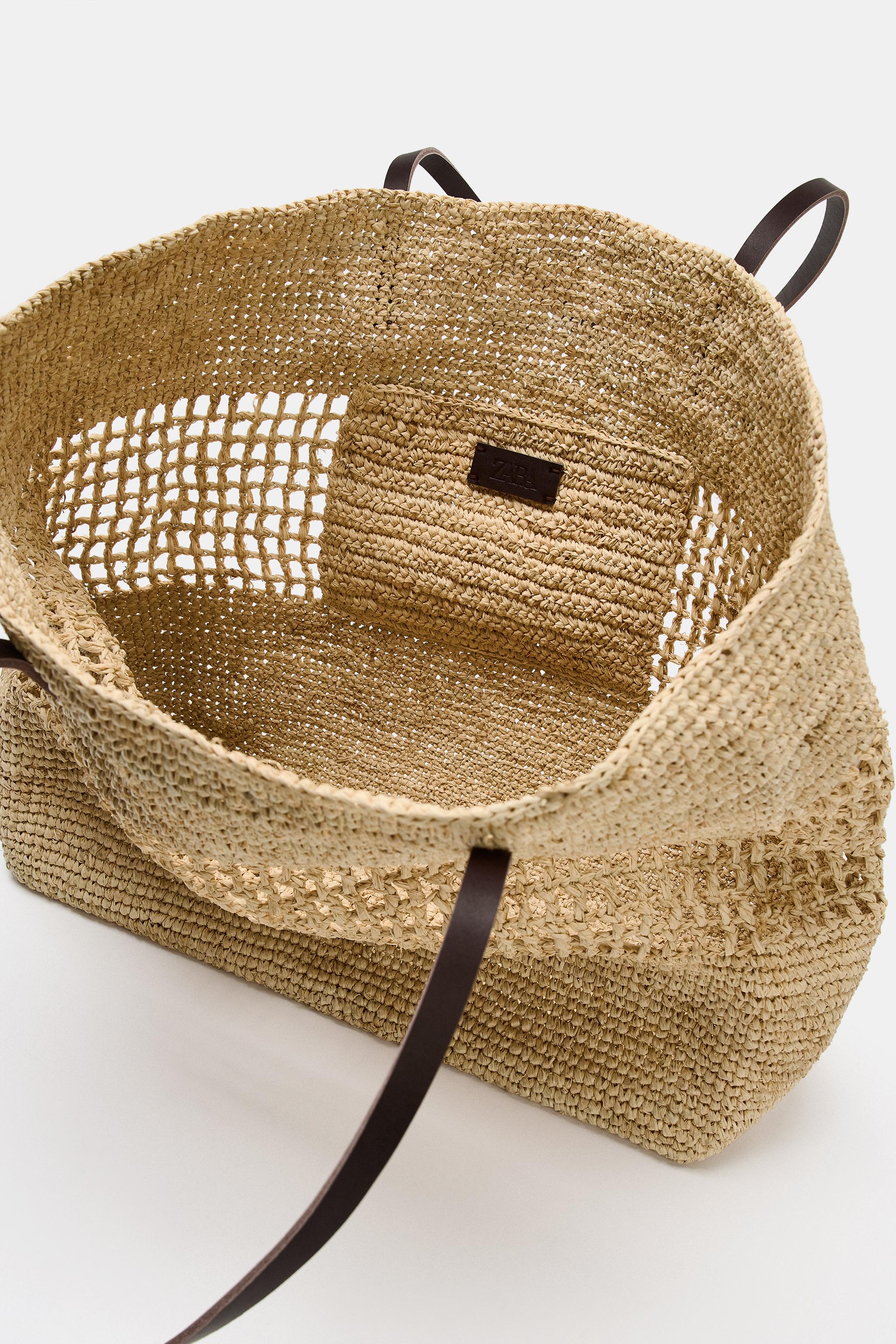 RAFFIA SHOPPER BAG