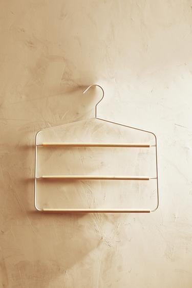CINTRE MÉTAL ET BOIS PANTALONS - Blanc de Zara - Image 5