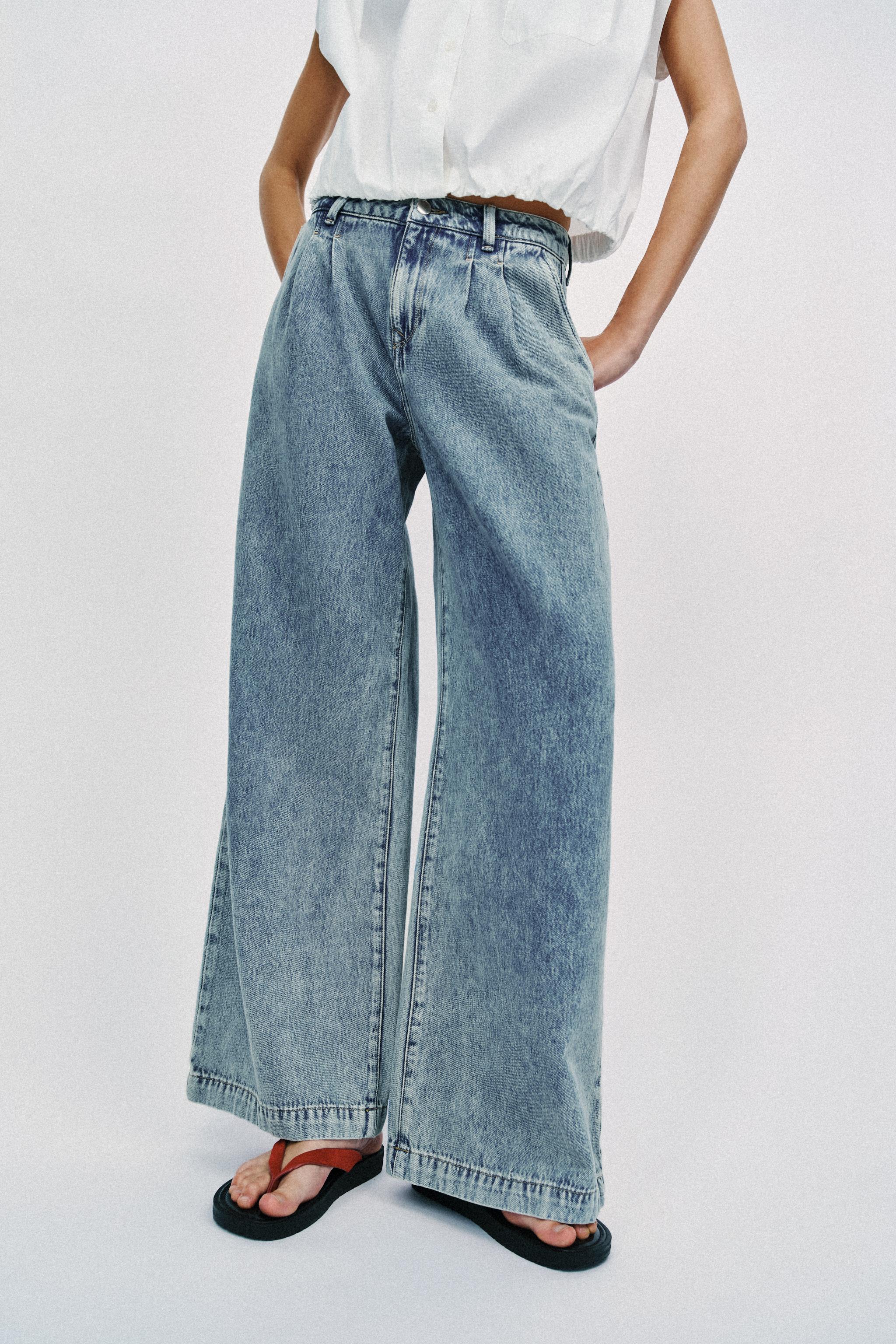 Z1975 WIDE LEG JEANS WITH DARTS