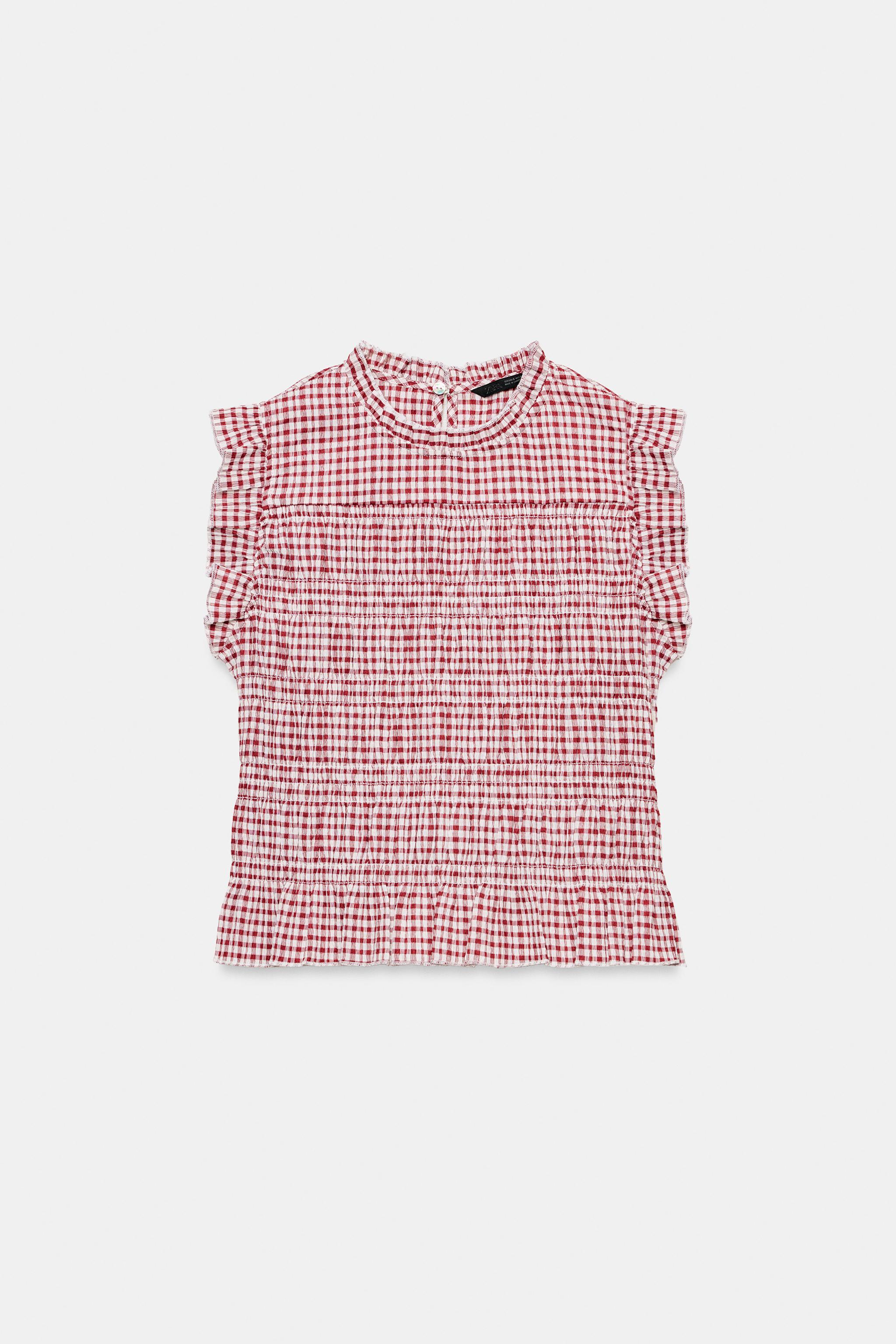 Zara Pötikareli Büzgülü Top görsel 7